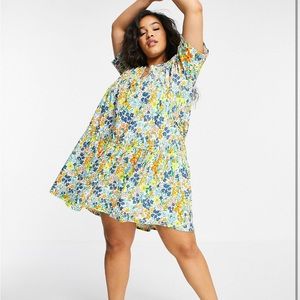 ASOS Mini Smock Floral Dress